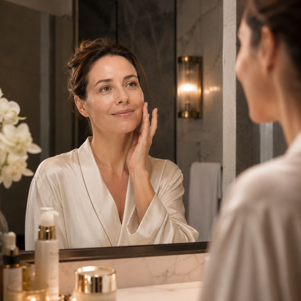 Helps Skin Look Firmer Without Harsh Treatments